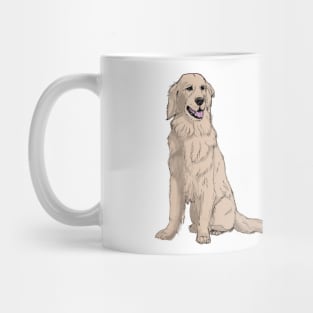 Golden retriever - sit Mug